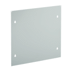 Flush Cover for Pull Box, fits 18.00x18.00, Gray, Steel
