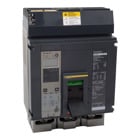 Circuit breaker, PowerPacT P, 1000A, 3 pole, 600VAC, 25kA, I-Line, Micrologic 5.0A, 80%, ABC