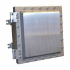 Eaton Crouse-Hinds series ECP enclosure, Square cover, 11-7/16" depth, 18" x 24" x 10", Copper-free aluminum, Tap-in mounting feet
