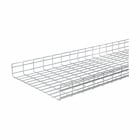 Eaton B-Line series Flextray 4" deep straight section, Electroplated zinc galvanized, Steel, 12.1" actual area inside tray, 4"deep flex tray