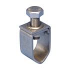 Ground Rod Clamp, Rod to Conductor, Stainless Steel, 1/2"5/8" dia, 1/2" Wrench