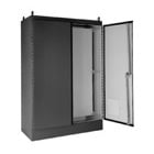 Eaton B-Line series ground mounted panel enclosure, 90" height, 36" length, 72" width, NEMA 12, Hinged cover, 12FSD enclosure, Ground mount, Large double door, No mounting provisions, Carbon steel, Oil-resistant gasket