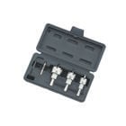 TKO Hole Cutter Kit, Carbide Tip, Consist Of 1: SmoothStart 7/8 IN, 1-1/8 IN, 1-3/8 IN Replacement Tips, Consist Of 2: Carrying Case, 3 Pieces, For Fast Cutting Of Clean, Round Holes