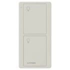 Lutron 2-Button Pico Smart Remote, with Light Icons - Light Almond