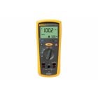 The Fluke 1503 Insulation Tester is compact, rugged, reliable, and easy to use. With its multiple test voltages, it is ideal for many troubleshooting, commissioning, and preventative maintenance applications. Additional features, such as the remote probe on this tool, saves both time and money when performing tests. Insulation test range: 0.01 MO to 2000 MO, Insulation test voltages: 500 V, 1000 V.