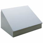 Consolet Enclosure Type 12, 12.00x12.00x9.09, Gray ANSI 61, Mild Steel