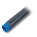 PVC Coated Conduit, Pipe Size 1 Inch/27 Metric, Outside Diameter with PVC 1.40 Inch/35.40 Millimeters, Nominal Wall Thickness with PVC .17 Inch/4.21 Millimeters, Length without Couplings 9 Feet 11 Inch/3.02 Meters, Hot-dip Galvanized Steel, Gray
