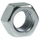 Finished Hex Nut, Steel construction, Zinc Plated Finish, 3/8-16 in. thread size
