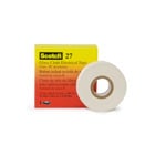 7000005815 Glass Cloth Electrical Tape 27, Rubber Thermosetting Adhesive, 3/4 inch x 66 ft, White