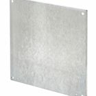 Eaton B-Line series panels and panel accessories, NEMA 1, Smooth brushed, Galvanized steel, Panels and panel accessories, Fits 60" X 36" enclosures, NEMA flanged panels