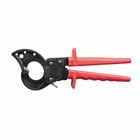 Ratcheting Cable Cutter, Higher cutting capacity and reduced hand force for easier cutting of large diameter cables