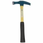 Electrician's Straight-Claw Hammer, Hammer with durable plastic-alloy jacketing helps to protect neck from fraying and splintering if incorrectly struck or overstruck